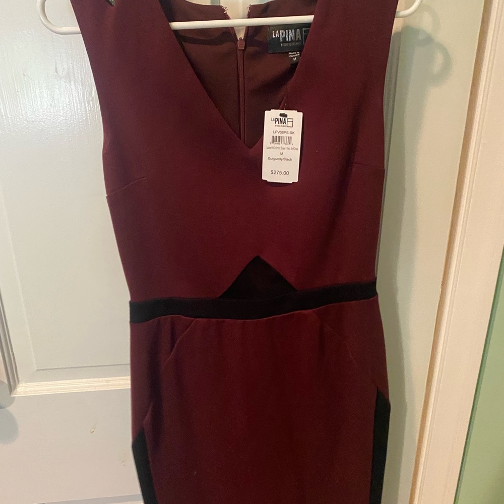 La Pina Maroon Dress - NEVER WORN NEW WITH TAGS